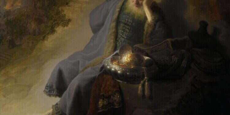 "ירמיהו מבכה את חורבן ירושלים". רמברנדט, 1682. צילום: שאטרסטוק