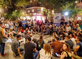 מעגלי השיח "איכה יוצרים שיחה - מחלוקת בונה חברה" לזכרה של שירה בנקי. צילום:נעם פיינר