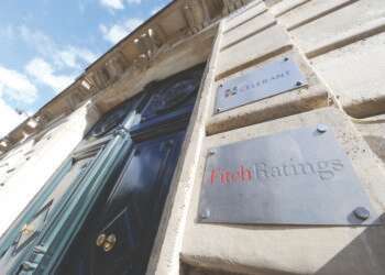 בניין סוכנות הדירוג פיץ' בפריז. צילום: AFP