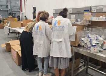 הכוננות למתקפה וההיערכות לחלוקת תרומת תרופות וציוד במצבי חירום