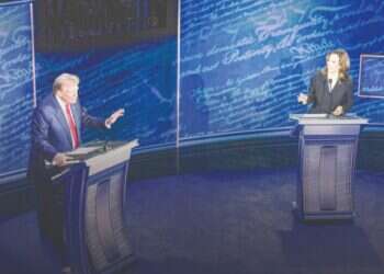 העימות בין טראמפ להאריס היה בעיקר הצגה של עיתונות גרועה