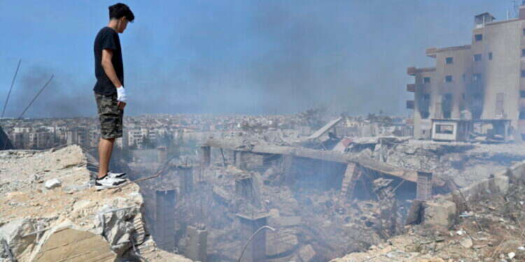 תוצאות תקיפה ישראלית סמוך לביירות. צילום: EPA חיסול נסראללה: שורת המהלכים הגאונית של ישראל