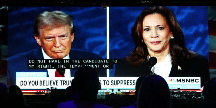 קמלה האריס ודולנד טראמפ