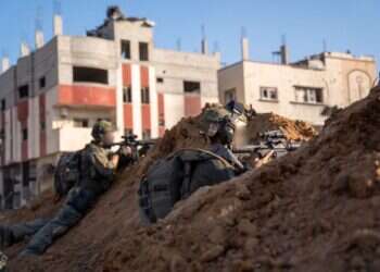 המבצע בשכונת זייתון בעזה. צילום: דובר צה חטיבת "ירושלים": עשרות מחבלים חוסלו ופיר תת קרקעי נחשף