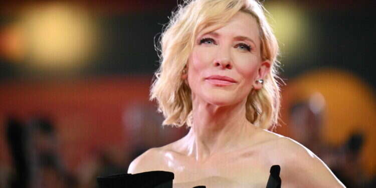 קייט בלאנשט. צילום: Alberto PIZZOLI / AFP שחקנים וזמרים אמריקניים בקריאה לנשיא ארה"ב: "עצור את החימוש לישראל"