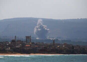 תקיפה ישראלית בצור, דרום לבנון.