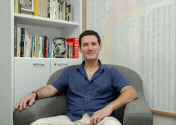 גיורא יהלום ( 48), מנהל אגף התרבות והאמנויות של עיריית תל־אביב־יפו. יוצר וכותב סדרות ומחזות. צילום: אריק מרמור