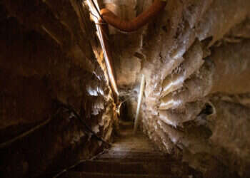 מנהרת חיזבאללה שנתגלתה ב-2019. צילום: Sraya Diamant/Flash90