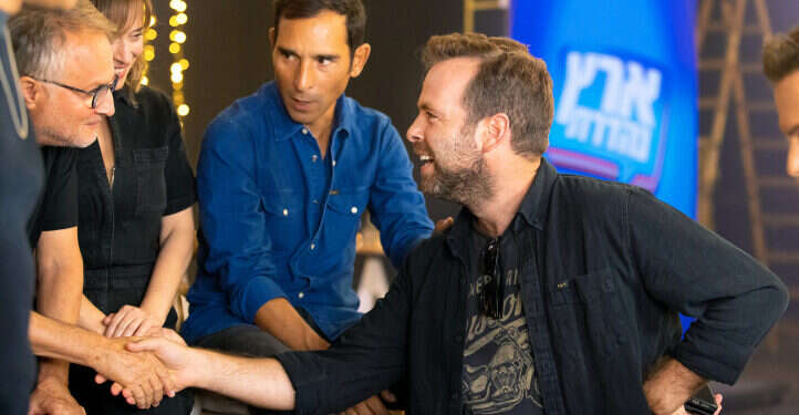 אודי כגן על קאסט "ארץ נהדרת", אוגוסט 2022. צילום: משה שי - פלאש 90