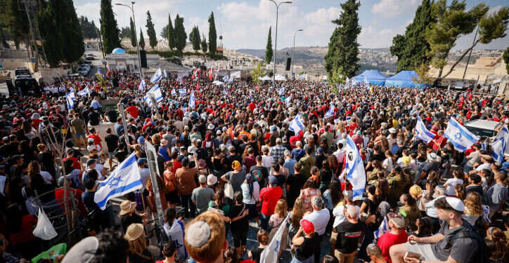 הלוויית הירש גולדברג-פולין בהר המנוחות. צילום: חיים גולדברג, פלאש 90