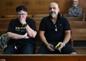 שפי פז בבית המשפט, השבוע. צילום: מאיה לוין