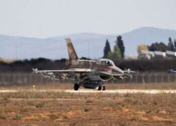 מטוס חיל האוויר חוזר מתקיפה בלבנון