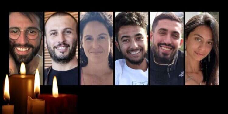 שש גופות חטופים שנרצחו בשבי חמאס הובאו לישראל