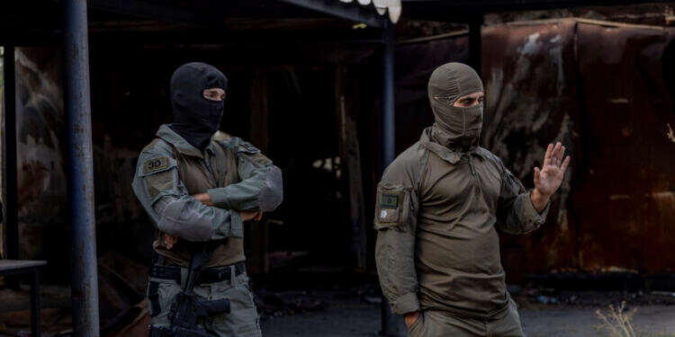 יחידת המסתערבים של מג יחידת המסתערבים של מג"ב. צילום: נעמה שטרן