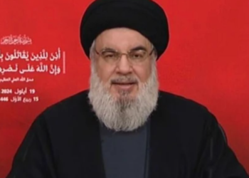 נסראללה בנאום היום. מהרשתות הערביות