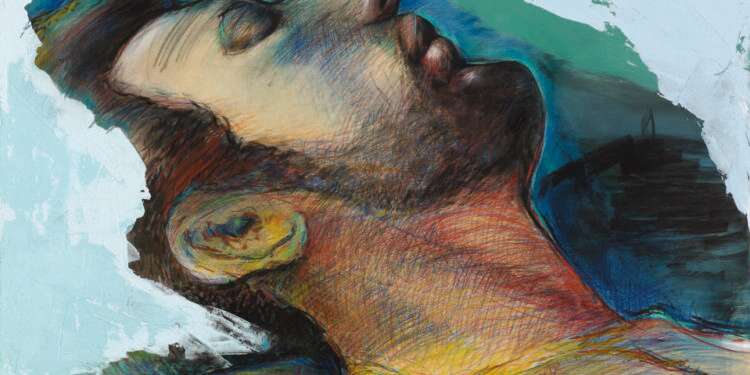 שי עבאדי,  שי עבאדי, "אבינדב", טכניקה מעורבת על עץ לבוד, 2016