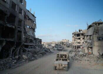 "יש אנשים שחשבו בטעות שאם נגיד בקול מספיק גדול 'שלום ואהבה', זה יתממש". כוחותינו בעזה. צילום: איי.אף.פי