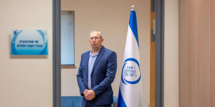 שי אהרונוביץ', מנהל רשות המיסים. צילום: יוסי אלוני שי אהרונוביץ', מנהל רשות המיסים. צילום: יוסי אלוני