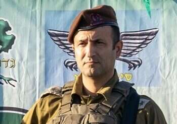 מח מח"ט גולני, עדי גנון. צילום: דו"צ