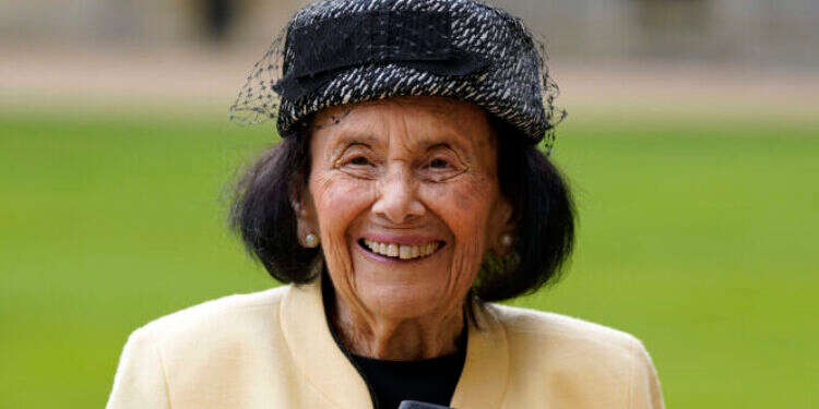 ניצולת השואה לילי אברט, צילום: ndrew Matthews - Pool/Getty Images