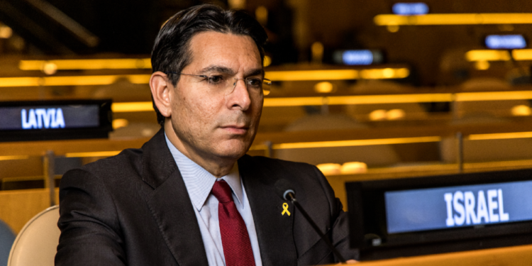 דני דנון באו"ם. צילום: אוהד קב