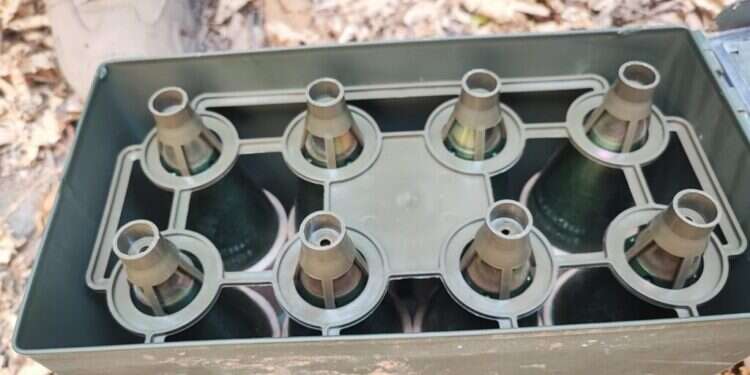 ראשי הנפץ שנתפסו בלוד. צילום: דוברות המשטרה מרגמות במרכז הארץ: ראשי נפץ נתפסו בלוד