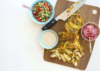 שווארמה בתבנית. צילום: אפרת ליכטנשטט