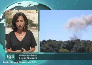 לוצ'יה גוראצ'י שהותקפה על ידי חיזבאללה בלבנון