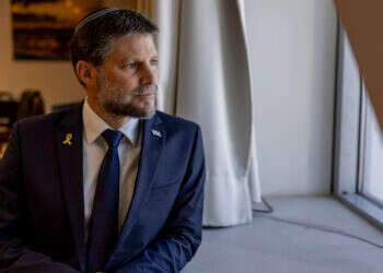 "מאז שהתחילה המלחמה אני לא מתעסק בפוליטיקה". סמוטריץ', השבוע בקריה בתל־אביב. צילום: נעמה שטרן