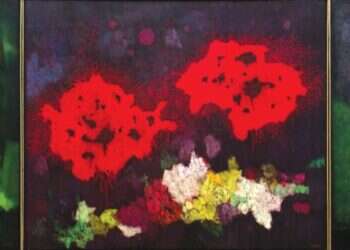 מרדכי ארדון, טריפטיכון "יום כיפור: רקוויאם, קורבן, כל נדרי", 1973-74. מתוך "2023-1973, דמיון חומרי: מרכז הכובד / אמנות ישראלית מאוסף מוזיאון תל אביב לאמנות"