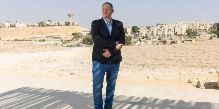 ראש מועצת מצפה רמון אליה וינטר. צילום: לירון מולדובן
 ראש מועצת מצפה רמון אליה וינטר. צילום: לירון מולדובן