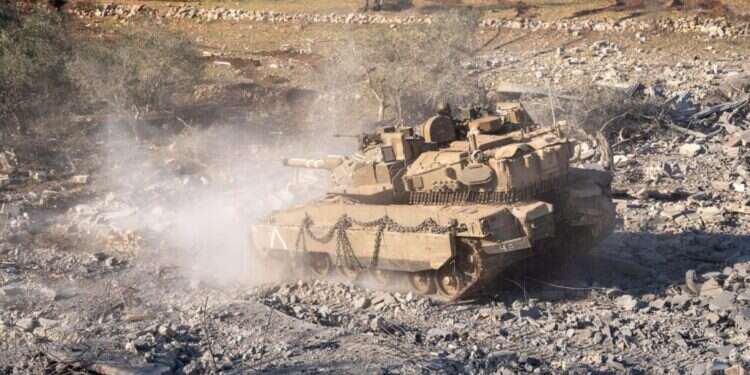 פעילות אוגדה 36 בלבנון. צילום: דובר צה תיעוד: כוחות אוגדה 36 בלחימה בדרום לבנון