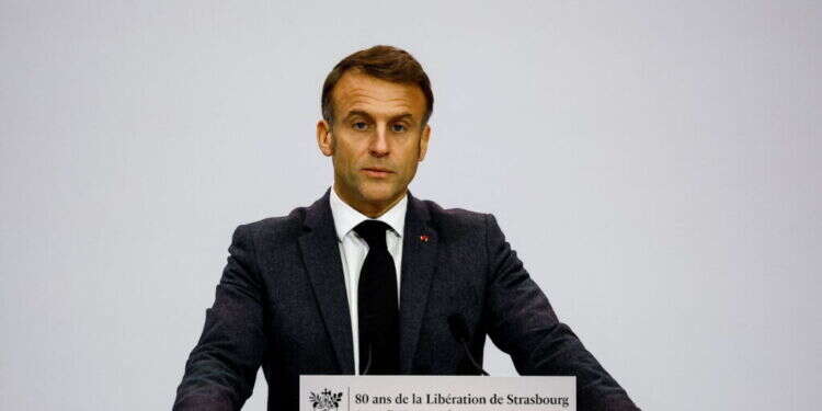 נשיא צרפת, עמנואל מקרון. צילום: EPA נשיא צרפת, עמנואל מקרון. צילום: EPA