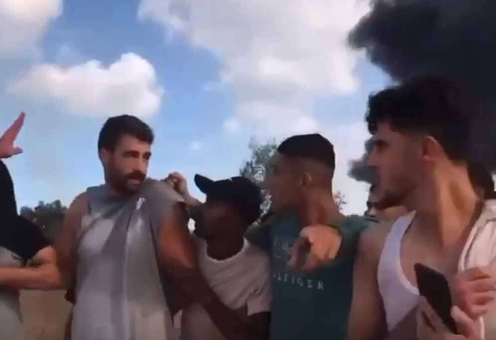 סרטון החטיפה של אבינתן אור. צילום מסך מרשתות ערביות