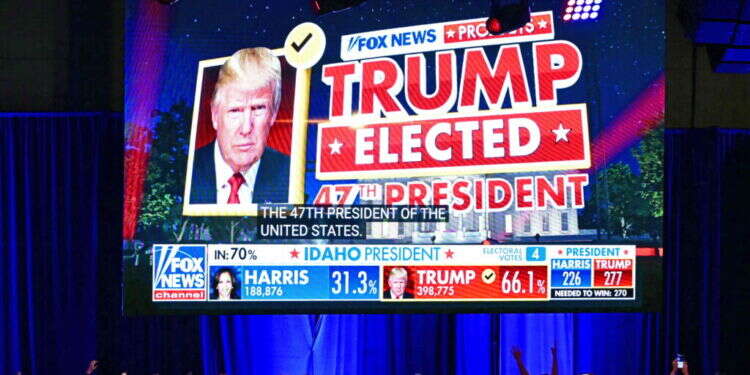 דונלד טראמפ זוכה בבחירות לנשיאות, צילום: Jim WATSON / AFP דונלד טראמפ זוכה בבחירות לנשיאות, צילום: Jim WATSON / AFP