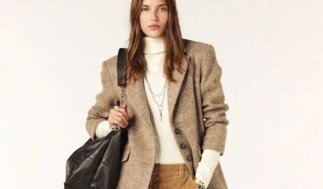 BASH לבוטיק 77 - מעיל בלייזר מצמר עבה 2002 שח. צילום: יח טרנדים חמים לחורף קר: כל מה שאת צריכה לדעת