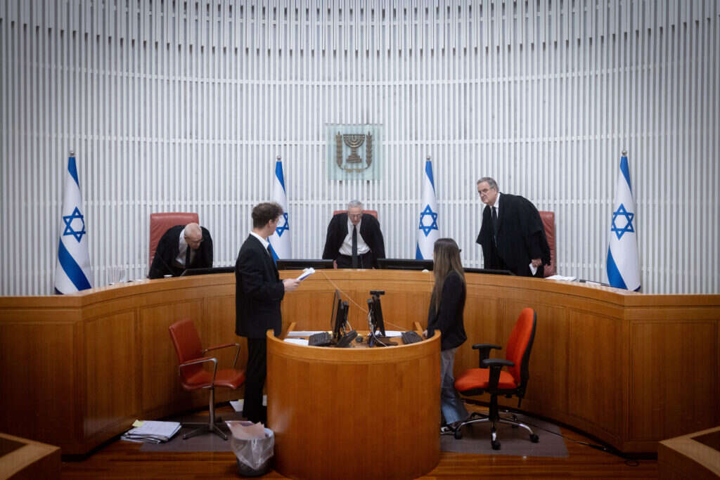 בג"ץ. צילום: חיים גולדברג - פלאש 90
