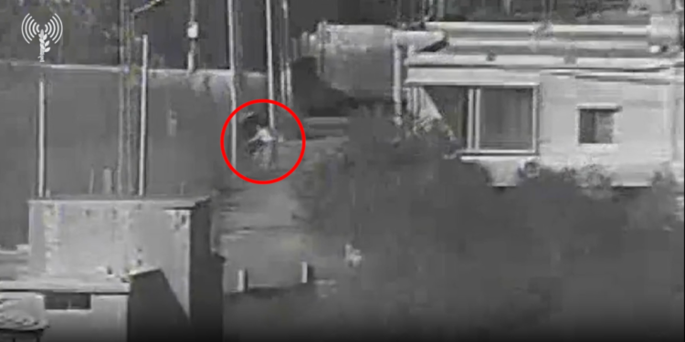 צילום מסך מתוך סרטון. קרדיט: דובר צה תיעוד: חיסולו של מפקד הארטילריה במרחב בליידא בלבנון