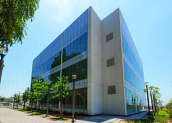 בניין החדשנות ע"ש גרציאלה דרהי בו יתקיימו מחקר מדעי ופעילות בית ספר לרפואה. צילום: רמי סיני