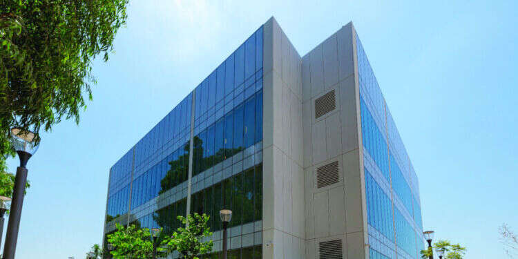 בניין החדשנות ע"ש גרציאלה דרהי בו יתקיימו מחקר מדעי ופעילות בית ספר לרפואה. צילום: רמי סיני