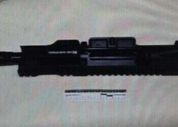 הנשק שהוברח. צילום: דוברות המשטרה