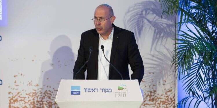 אלעד טנא בוועידת בן גוריון בנגב 2. צילום: לירון מולדובן עורך מקור ראשון על הכתבים במילואים: "כל דיווח מלווה בניסיון אישי"