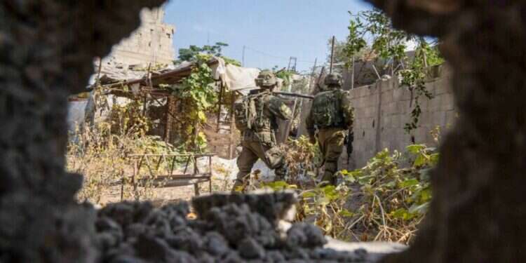 חיילי צה"ל בעזה, השבוע. צילום: דובר צה"ל