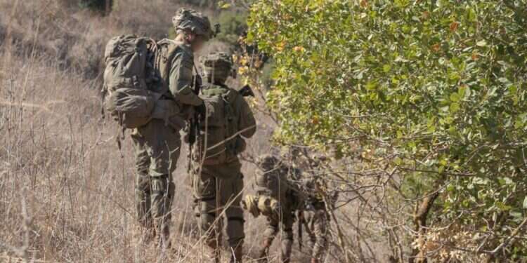 לוחמי חטיבת הקומנדו בדרום לבנון. צילום: דובר צה"ל