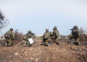 כוחות הצנחנים במילואים (646) בדרום לבנון. צילום: דובר צה"ל