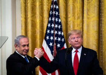 טראמפ ונתניהו בבית הלבן, 2020. צילום: Jabin Botsford/The Washington Post