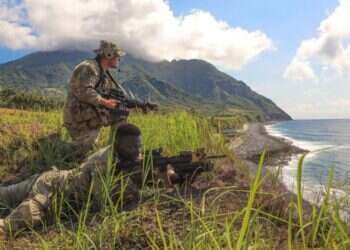 חיילים אמריקנים בתרגיל בפיליפינים. צילום: Spc. Benjamin Anderson, מאתר צבא ארה"ב