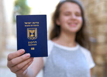 דרכון ישראלי. צילום: שאטרסטוק