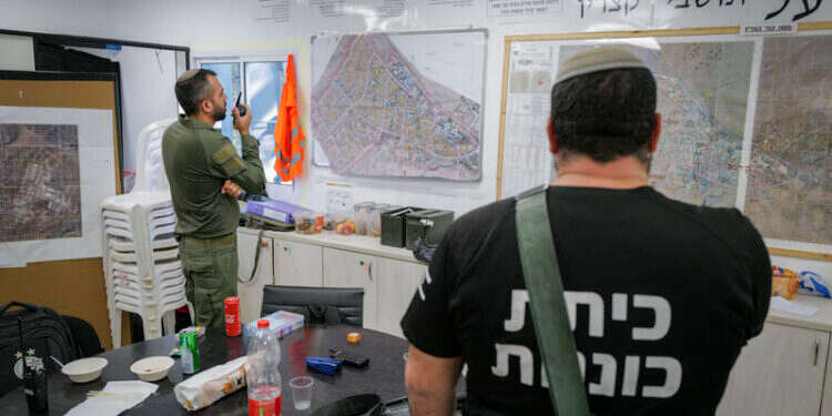 כיתת הכוננות של קצרין בתרגיל. צילום: מיכאל גלעדי, פלאש 90