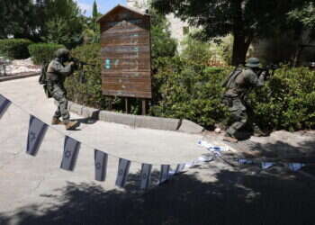 לוחמי כיתת הכוננות של מושב מירון באימון. צילום: דוד כהן, פלאש 90